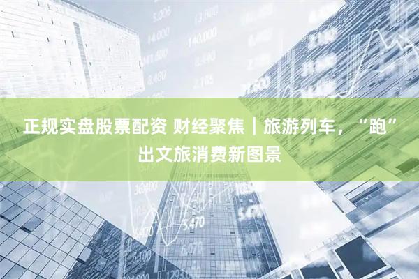 正规实盘股票配资 财经聚焦｜旅游列车，“跑”出文旅消费新图景